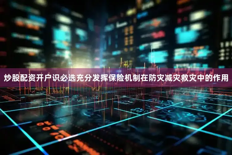 炒股配资开户识必选充分发挥保险机制在防灾减灾救灾中的作用